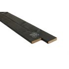 Douglas plank 22x100mm fijnbezaagd/zwart behandeld