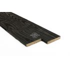Douglas plank 20x150mm fijnbezaagd/zwart behandeld