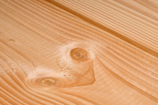 Close-up van geschaafd Douglas hout