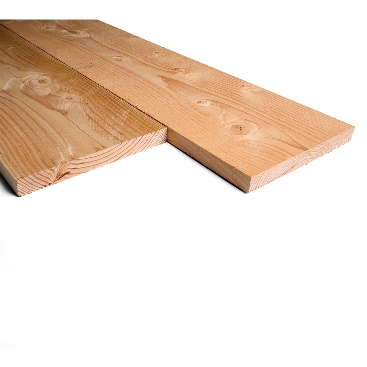 Douglas plank 2,7x25cm fijnbezaagd 4m