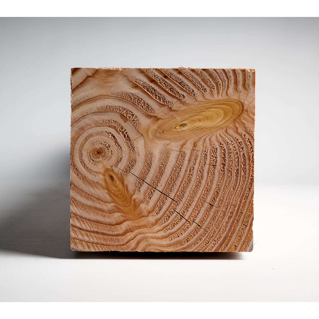 Douglas paal 15x15cm fijnbezaagd 2,5m