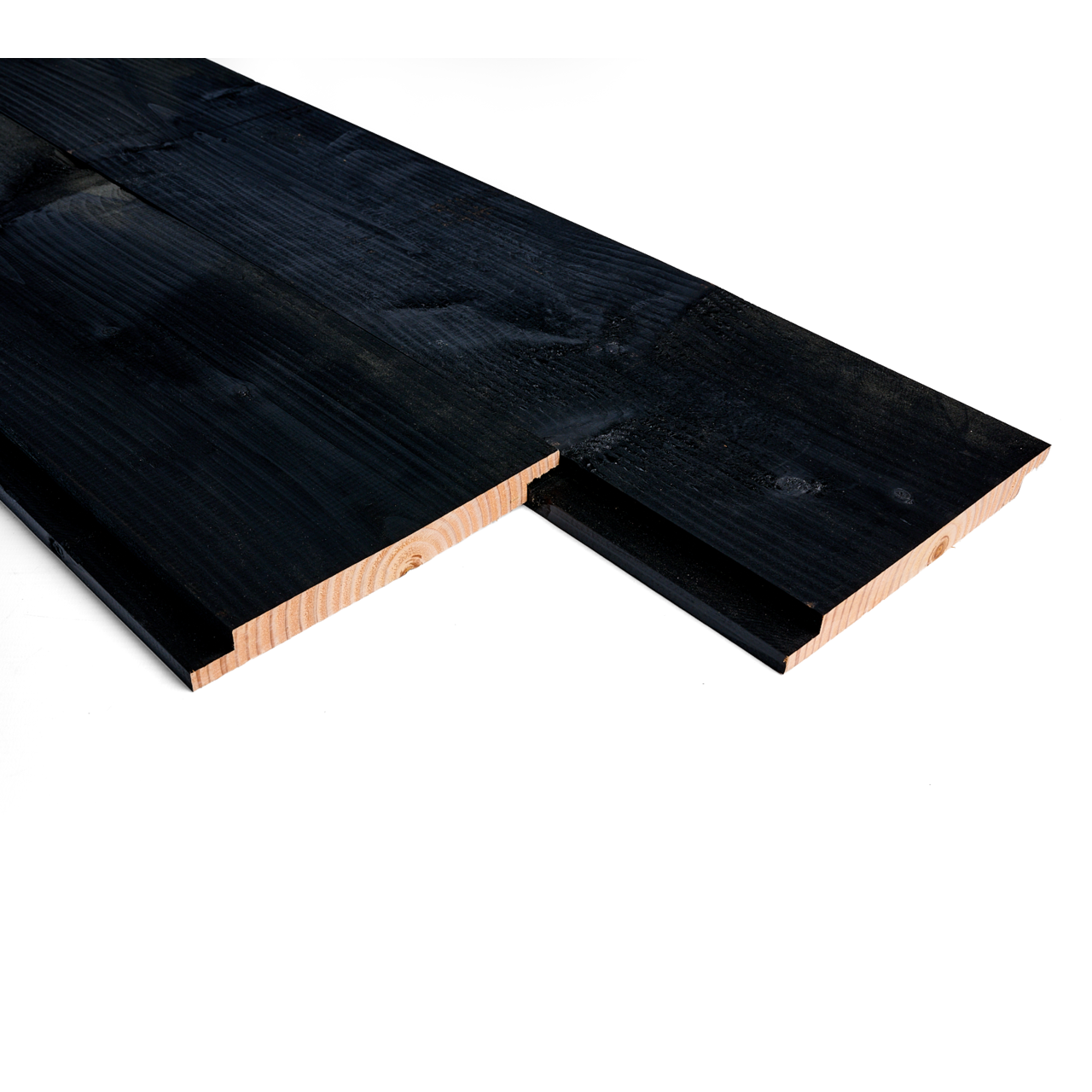 Douglas sponningplank 1,8x17,5cm WB zwart 5m