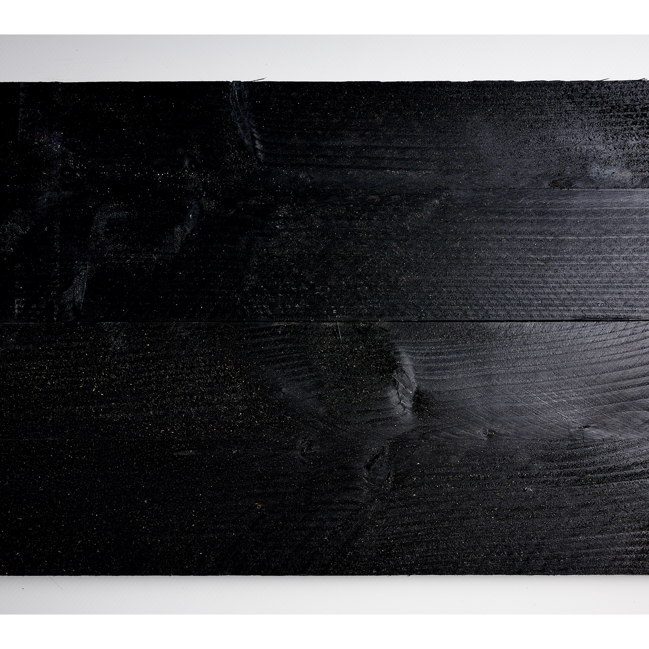 Douglas plank 2,2x20cm fijnbezaagd zwart 2m