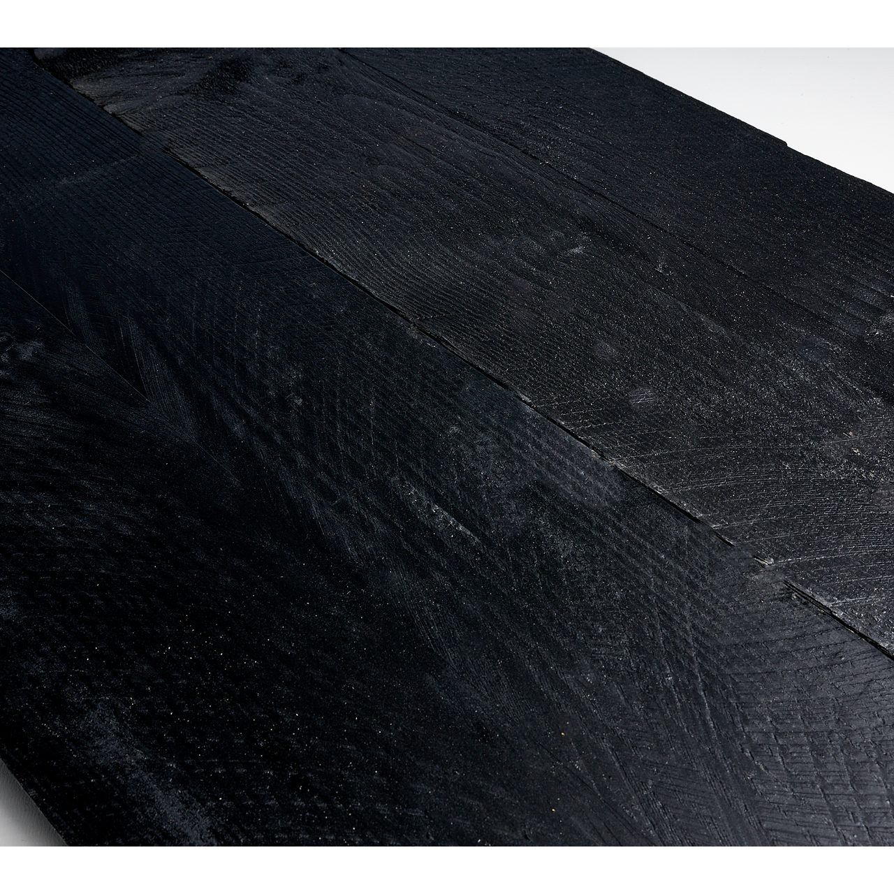 Douglas plank 2,7x25cm fijnbezaagd zwart 4m