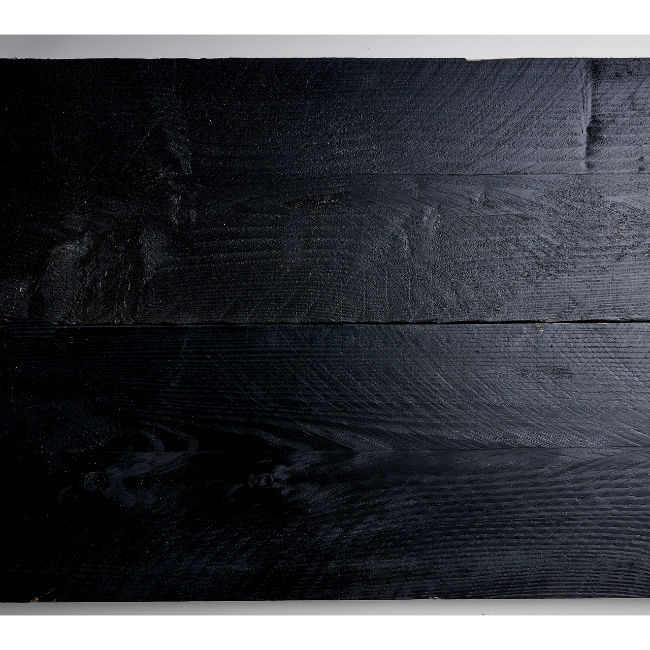 Douglas plank 2,7x25cm fijnbezaagd zwart 4m