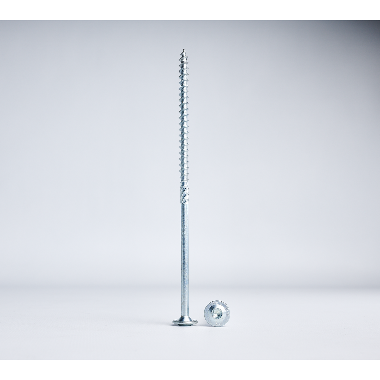 Tellerkopschroef 6,0x160mm verzinkt