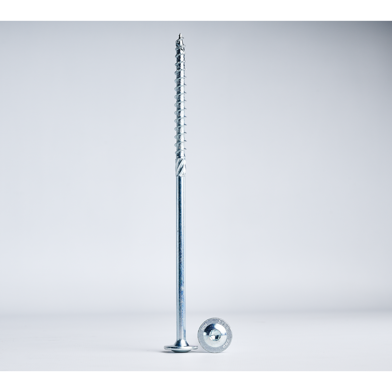 Tellerkopschroef 8,0x200mm verzinkt