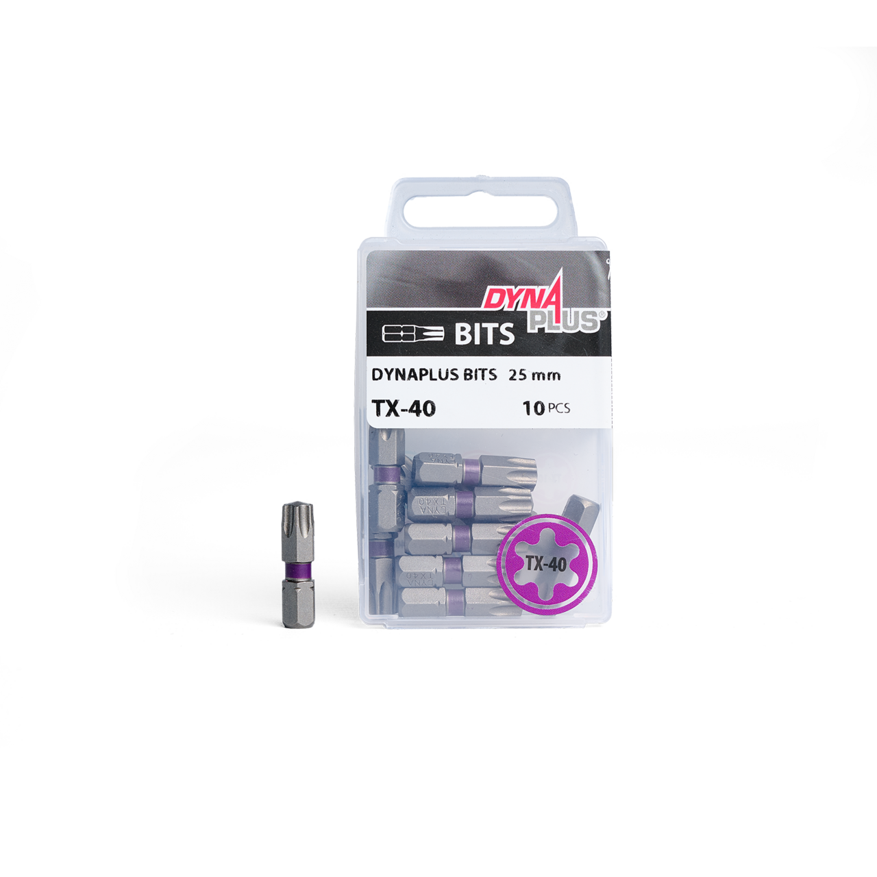 Dynaplus Schroefbit TX-40 Paars (10 stuks)