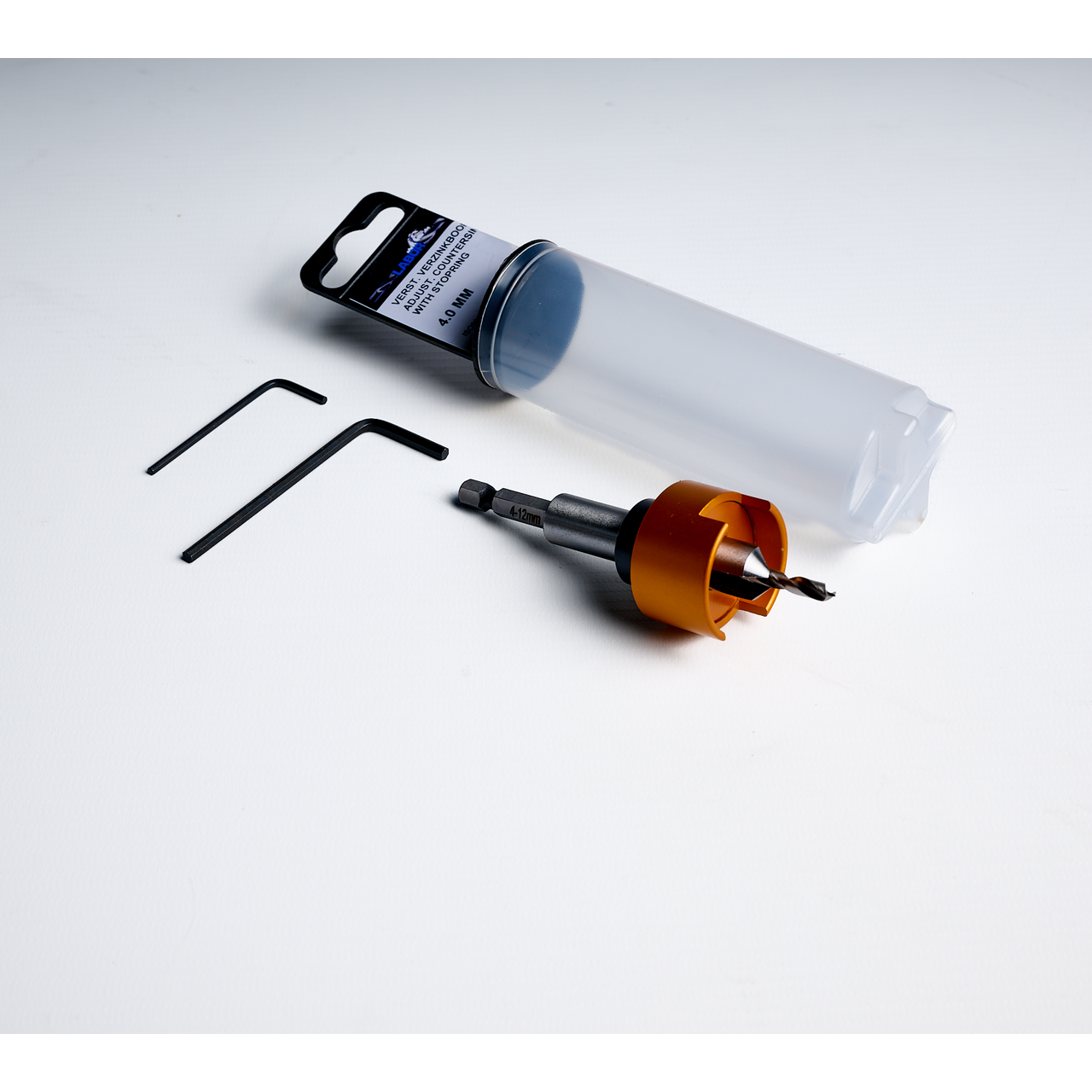 Vector Verstelbare Verzinkboor stopring 4,0mm
