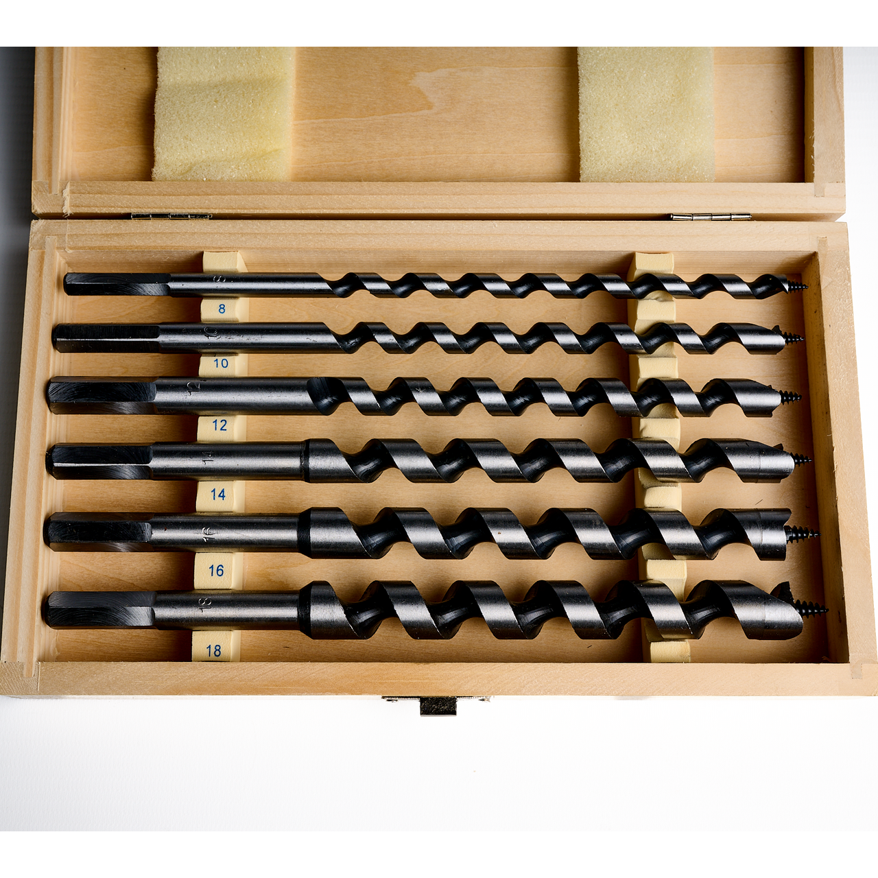 Slangenboren set 6-delig 8-18mm 230mm lang
