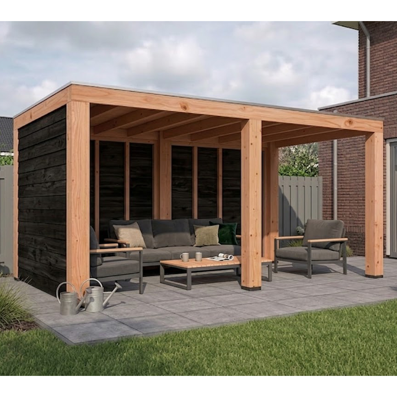 Douglas Overkapping Strak 3x5m. | Type 22