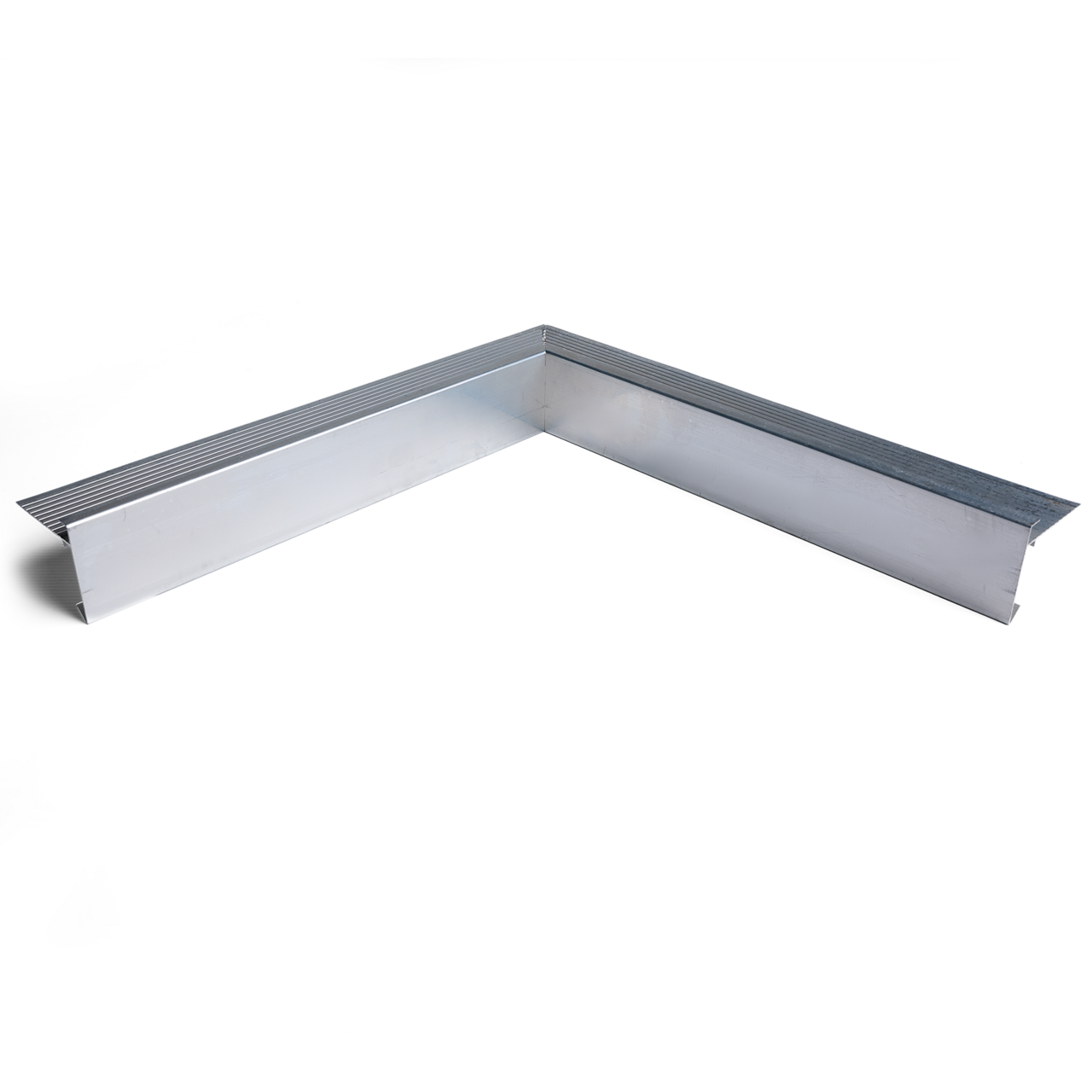 Binnenhoek daktrim 60x64mm aluminium 40x40cm brute