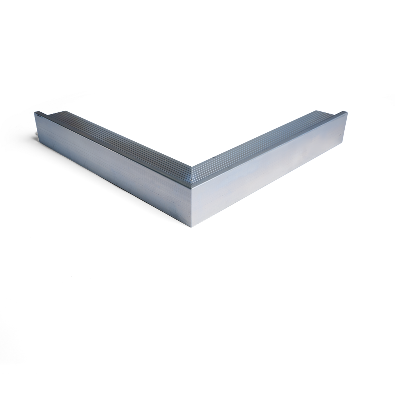 Buitenhoek daktrim 60x64mm aluminium 40x40cm brute