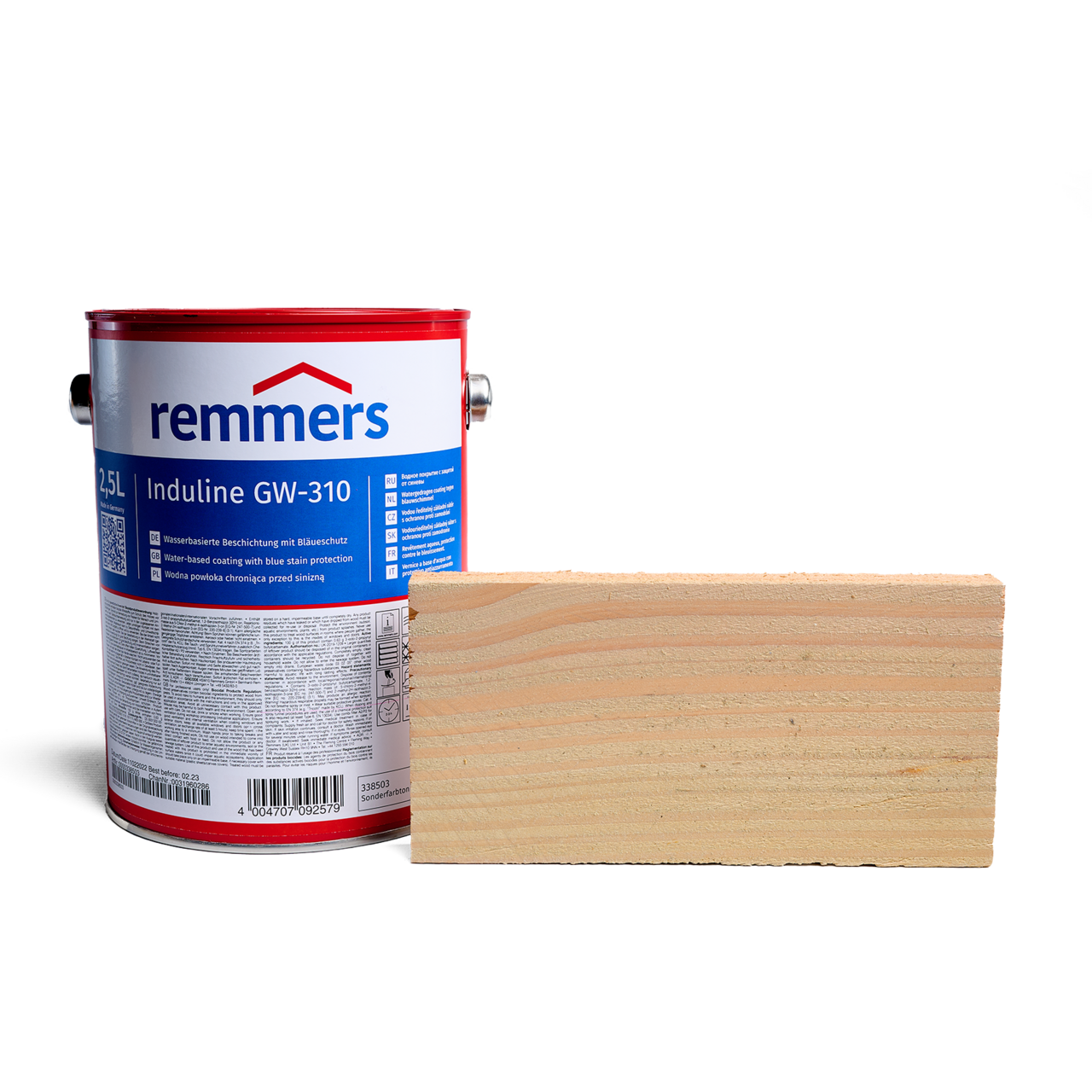 Remmers beits GW310 grijswit (RAL9002) 2,5 ltr.