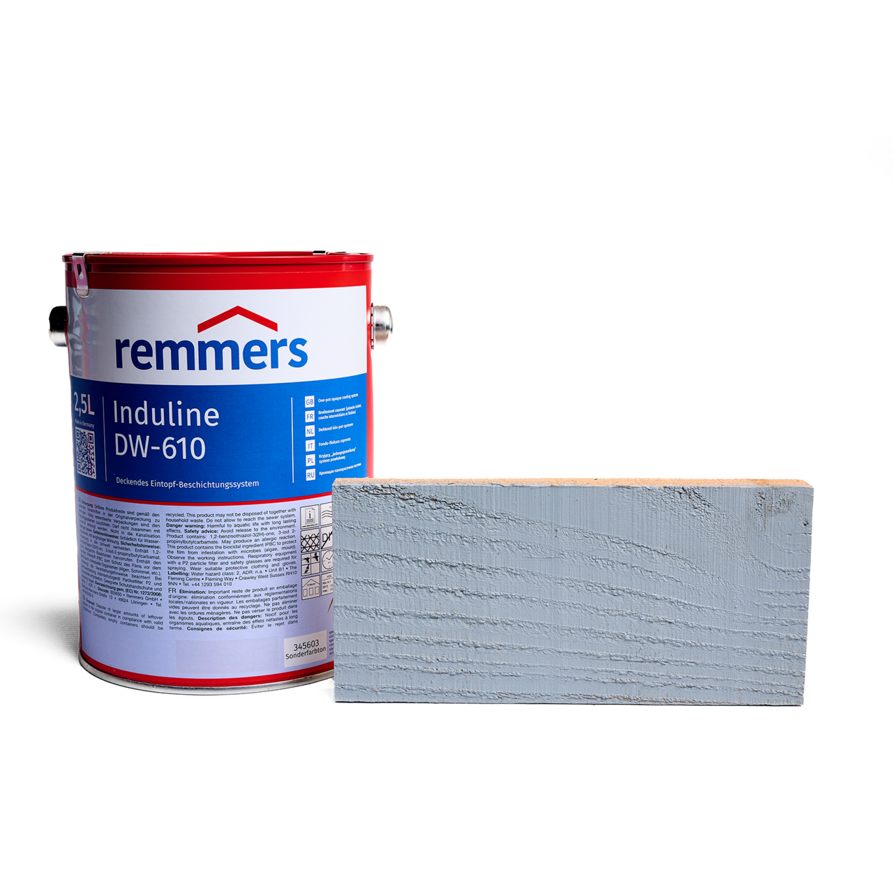 Remmers beits DW610 venstergrijs (RAL7040) 2,5 ltr.