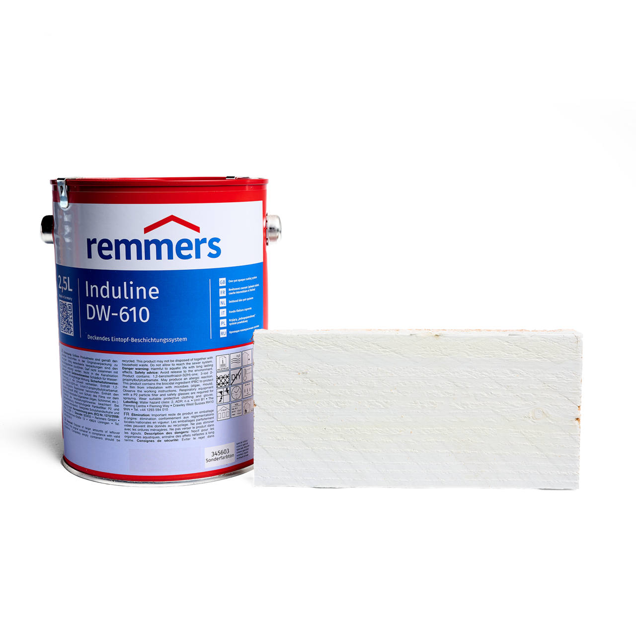 Remmers beits DW610 wit (RAL9016) 2,5 ltr.