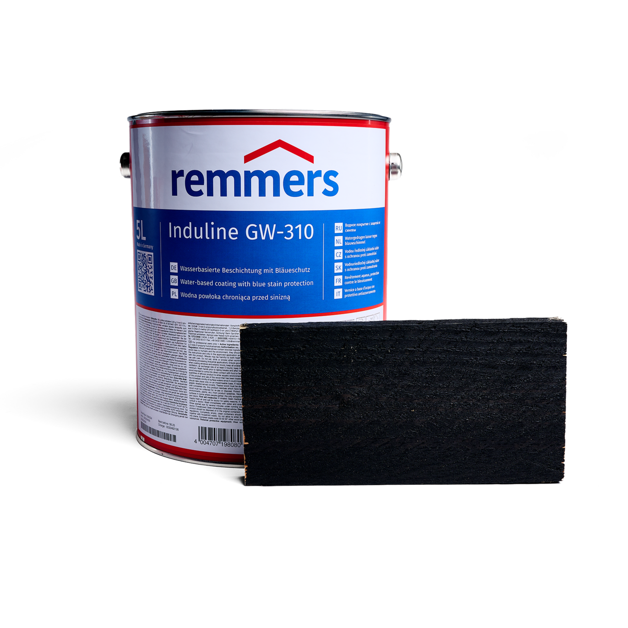 Remmers beits T-670 Plus zwart 5 ltr. (voorheen GW310)