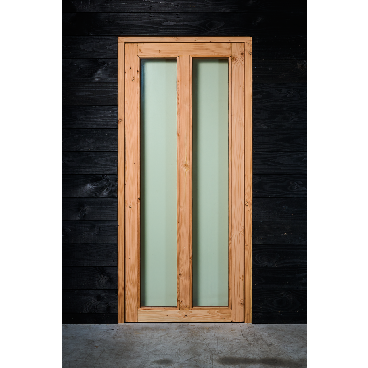 Douglasdeur enkel 2-ruits 88,9x208cm+koz 100x214,7cm RD