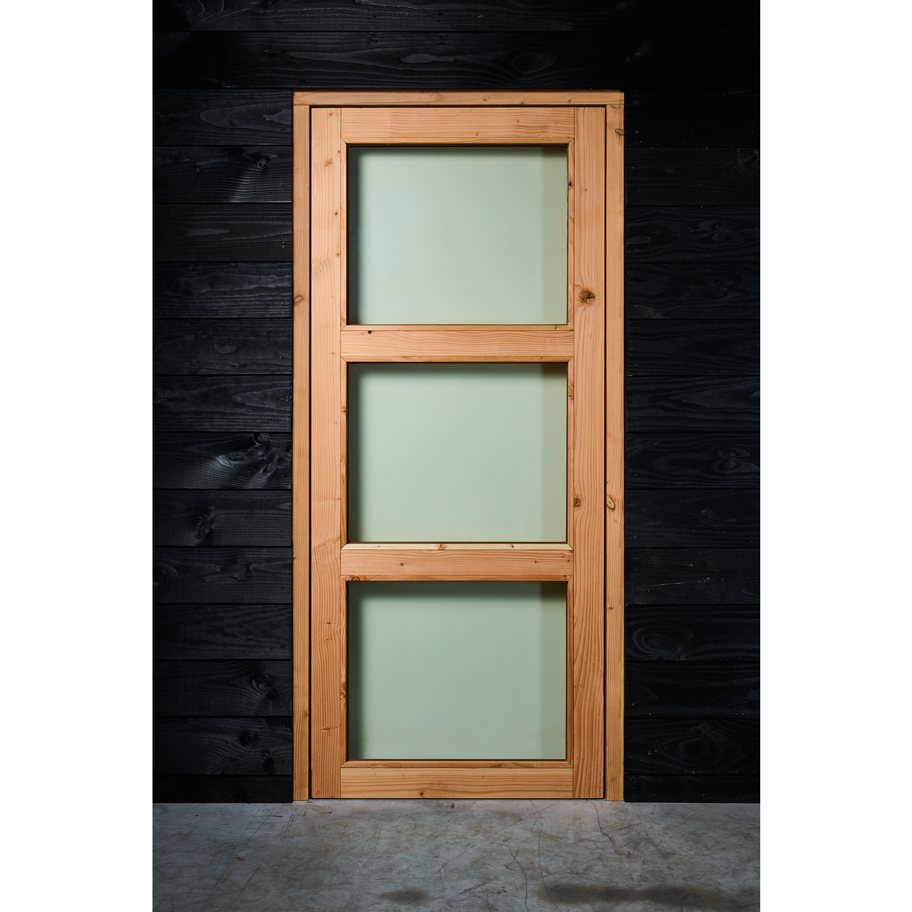 Douglasdeur enkel 3-ruits 88,9x208cm+koz 100x214,7cm LD