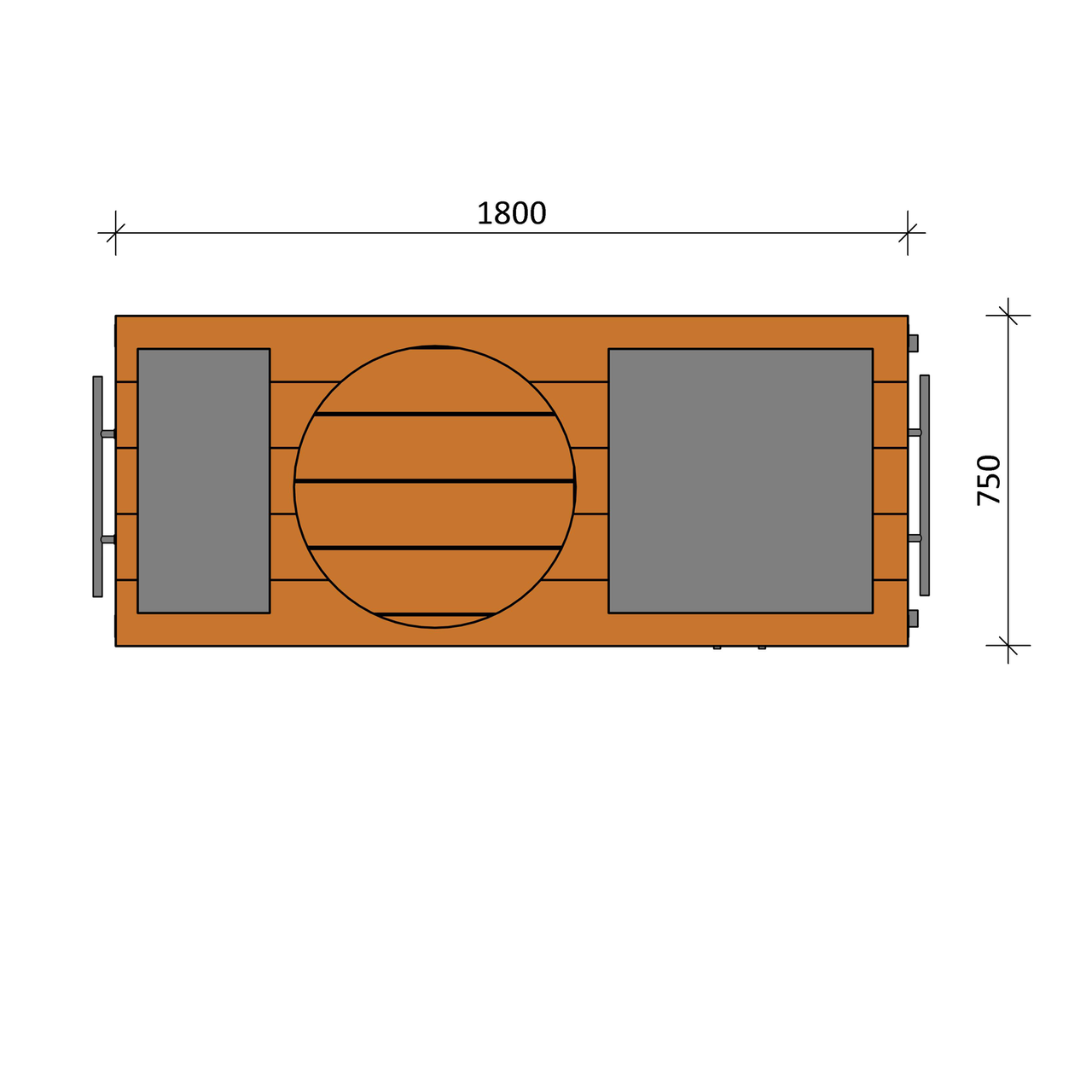 Bouwpakket BBQ Tafel Joe Douglas Extra