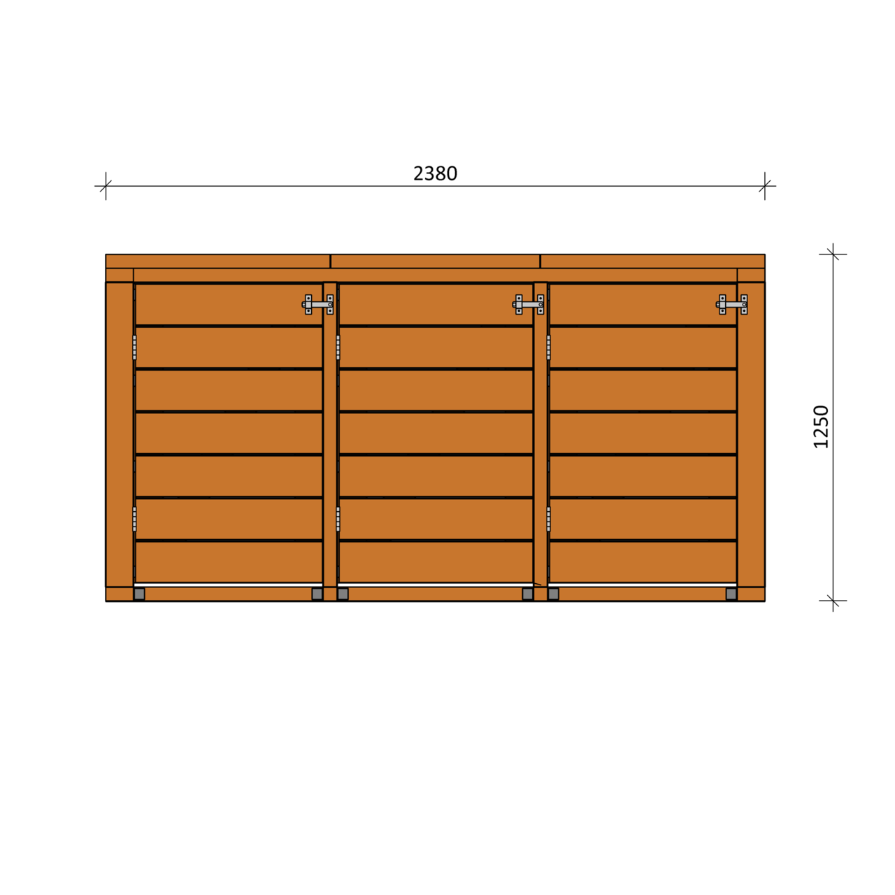 Bouwpakket Container ombouw Trio