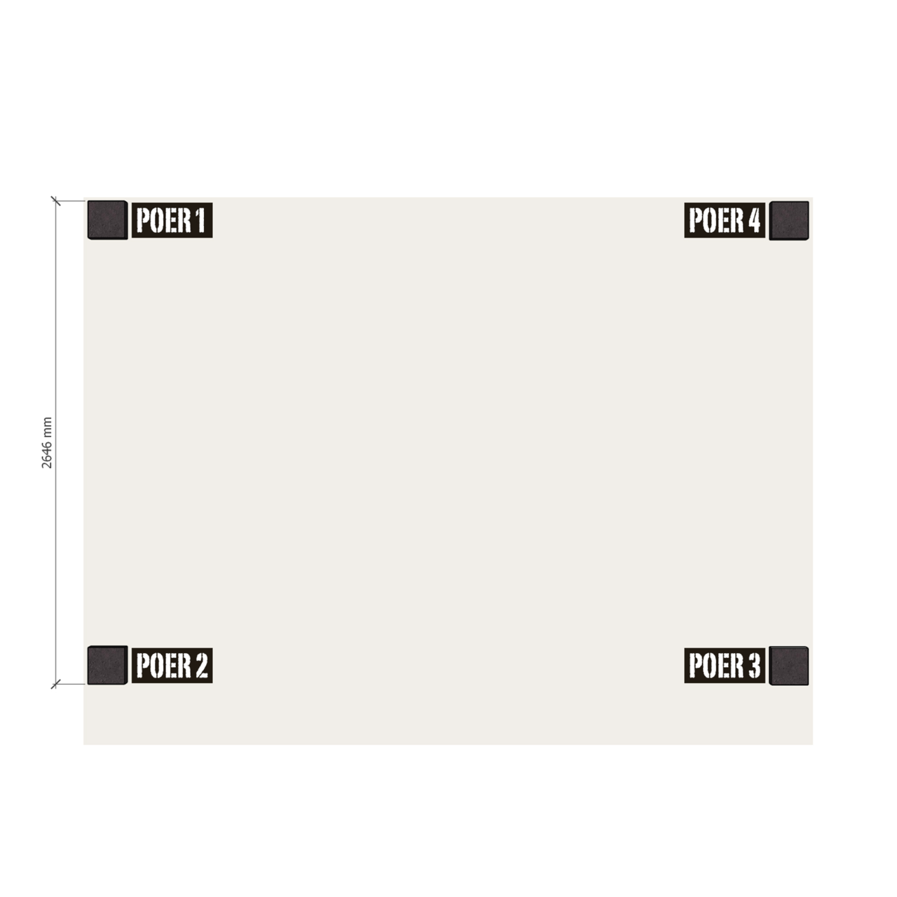 Douglas Overkapping Klassiek 3x4m. | Type 23