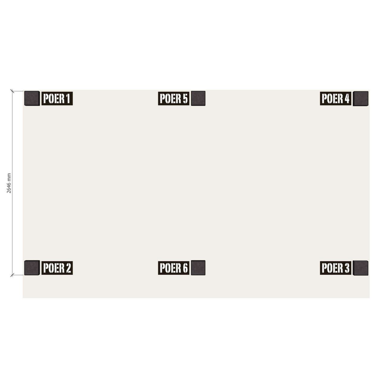 Douglas Overkapping Klassiek 3x5m. | Type 61