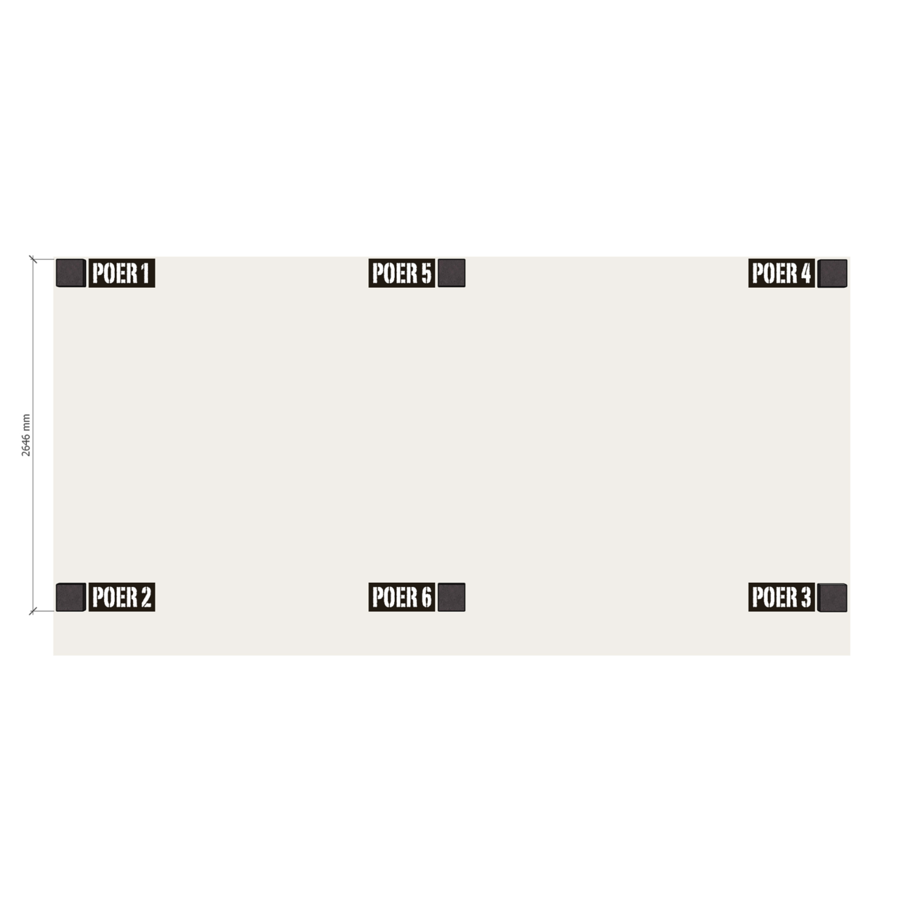 Douglas Overkapping Klassiek 3x6m. | Type 63