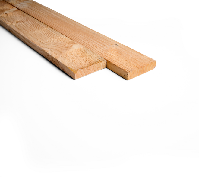 Douglas plank 2,2x10cm fijnbezaagd 4m 01