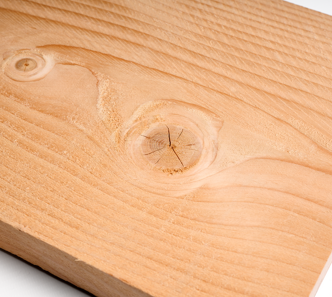 Douglas plank 2,7x25cm fijnbezaagd 4m 04