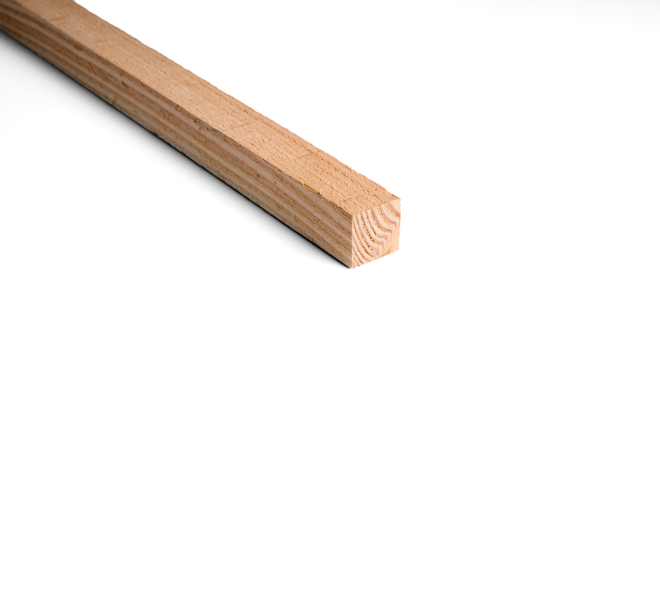 Douglas regel 3x3cm fijnbezaagd 2,5m 01