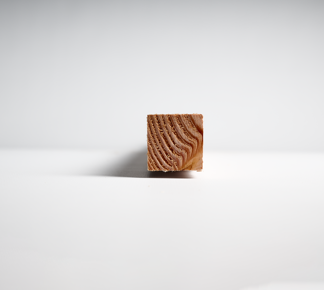 Douglas regel 3x3cm fijnbezaagd 2,5m 04