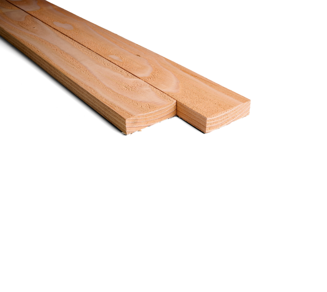 Douglas plank 3,2x10cm fijnbezaagd 3m 01