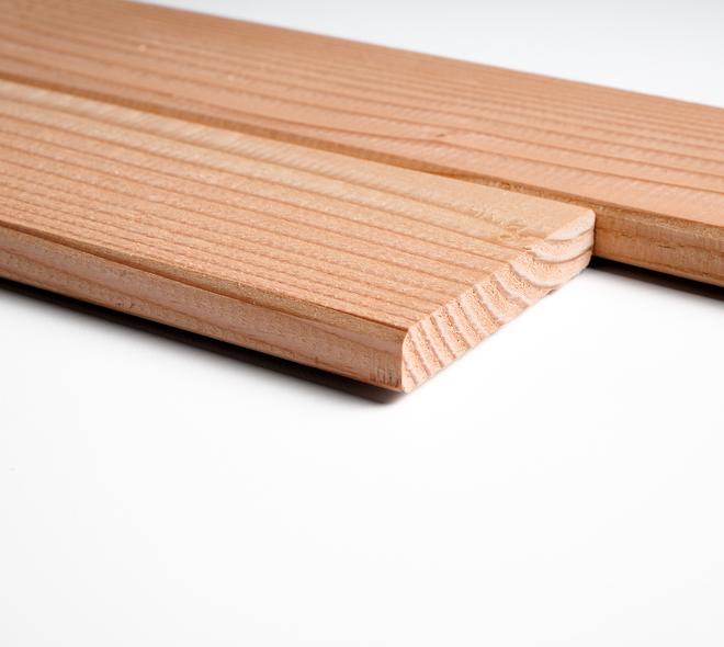 Douglas plank 1,6x9cm geschaafd 2m 02