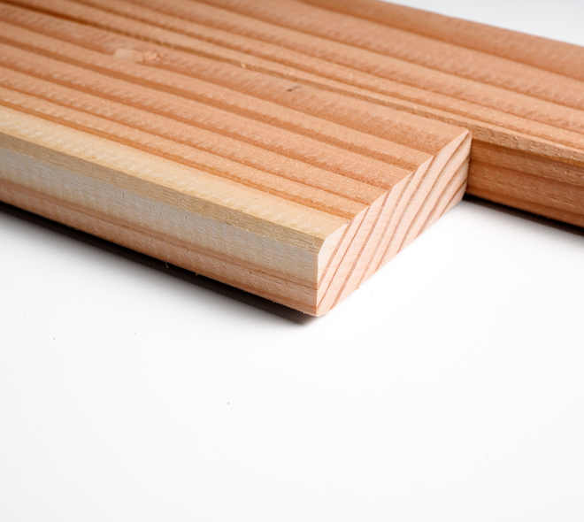 Douglas plank 2,6x9cm geschaafd 3m 02