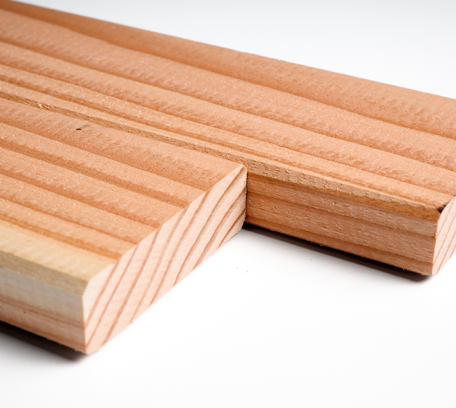 Douglas plank 2,6x9cm geschaafd 3m 03