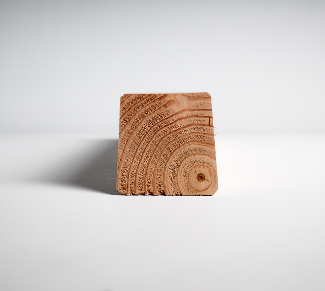 Douglas schoor 6x6x65cm buitenwerks geschaafd 05