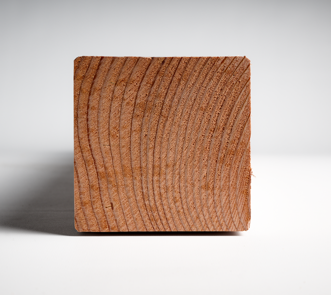Douglas paal 11x11cm geschaafd 2m 05