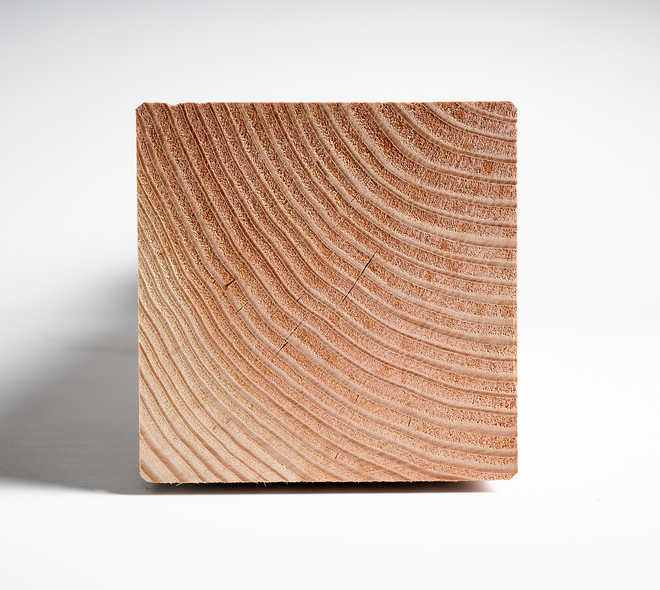 Douglas paal 14x14cm geschaafd 2m 04