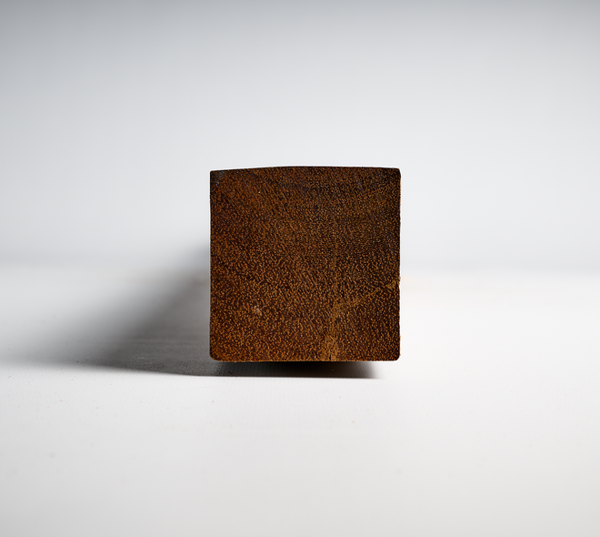 Hardhouten paal Azobe 6,5x6,5cm 3m 04