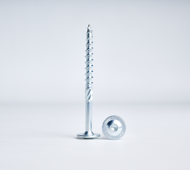 Tellerkopschroef 8,0x100mm verzinkt 02