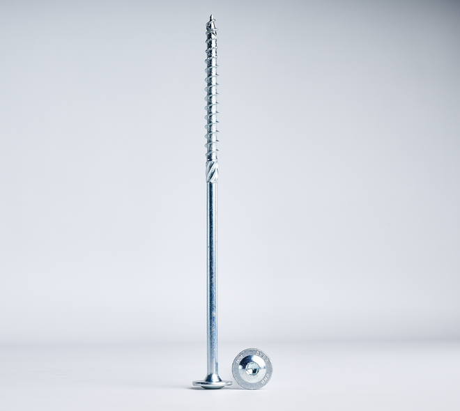 Tellerkopschroef 8,0x200mm verzinkt 02