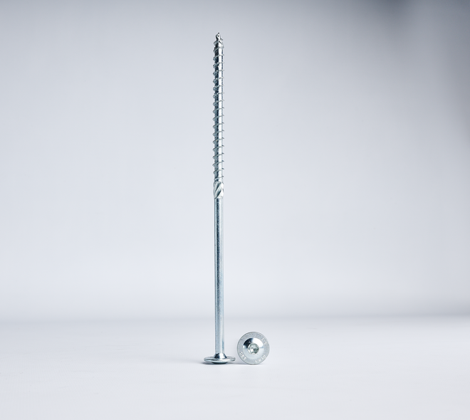 Tellerkopschroef 8,0x220mm verzinkt 02