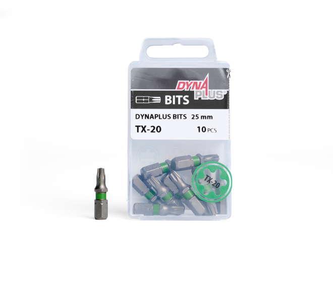 Dynaplus Schroefbit TX-20 Groen (10 stuks) 01