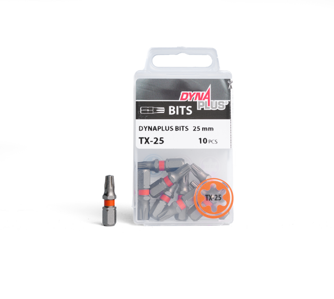 Dynaplus Schroefbit TX-25 Oranje (10 stuks) 01