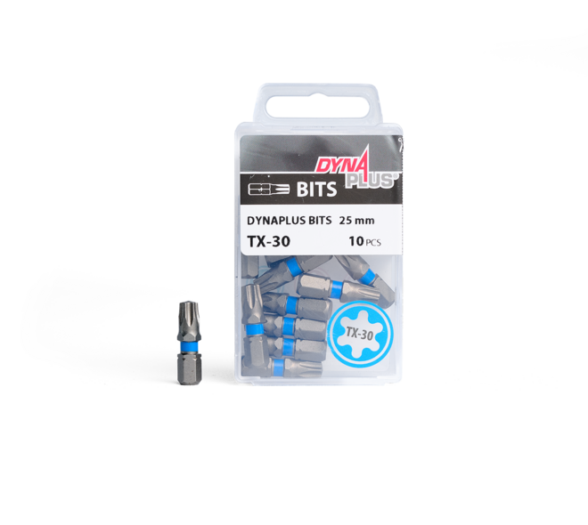 Dynaplus Schroefbit TX-30 Blauw (10 stuks) 01