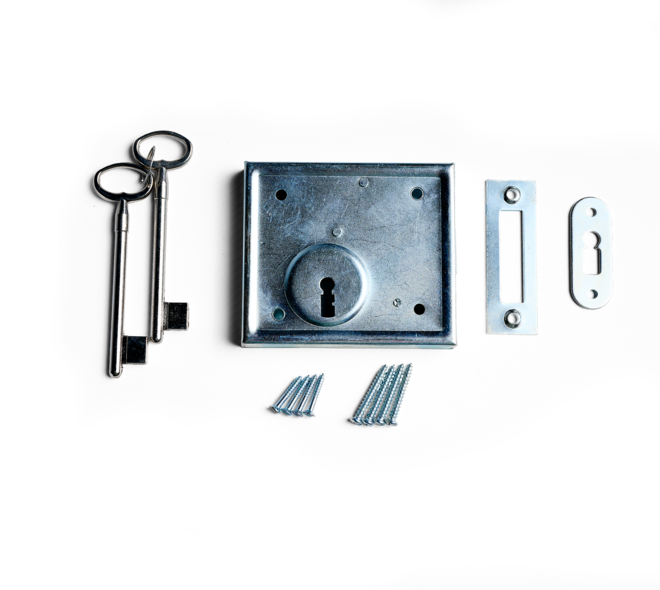 Kastslot incl. 2 sleutels 01