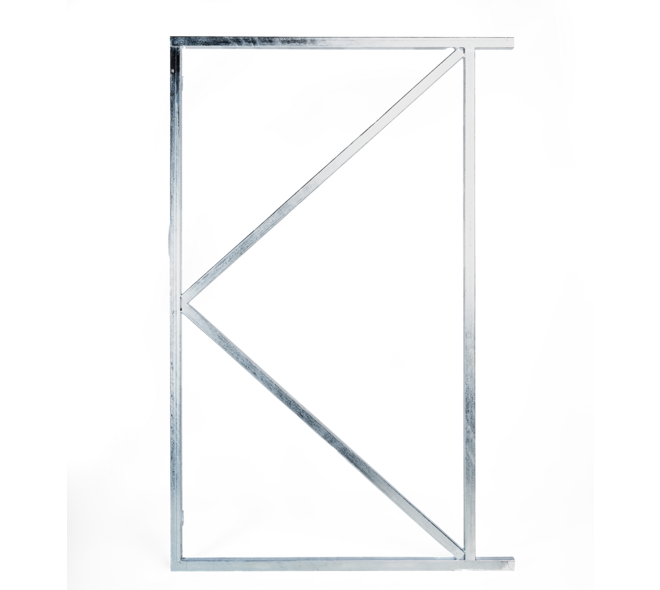 Verstelbare poortframe verzinkt 100x155cm 01
