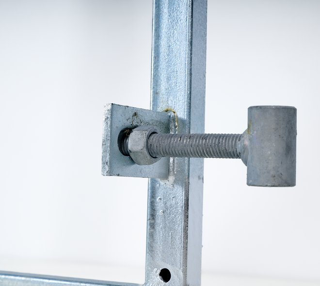 Verstelbare poortframe verzinkt 100x155cm 03