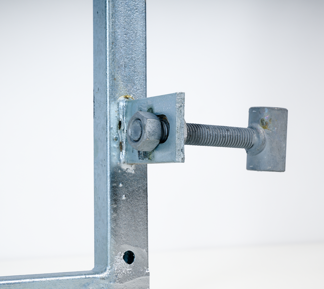 Verstelbare poortframe verzinkt 100x155cm 04